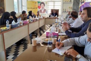 برگزاری نشست خبری مدیرعامل شرکت توزیع نیروی برق استان اردبیل در پارس‌آباد