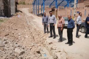 آغاز عملیات اجرای خط انتقال چاه جدید روستای «اهنز» در بخش ارجمند به طول ۱۲۰۰ متر