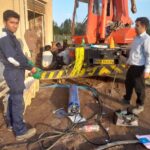 الکتروپمپ تأسیسات آبرسانی زرآباد تعویض شد