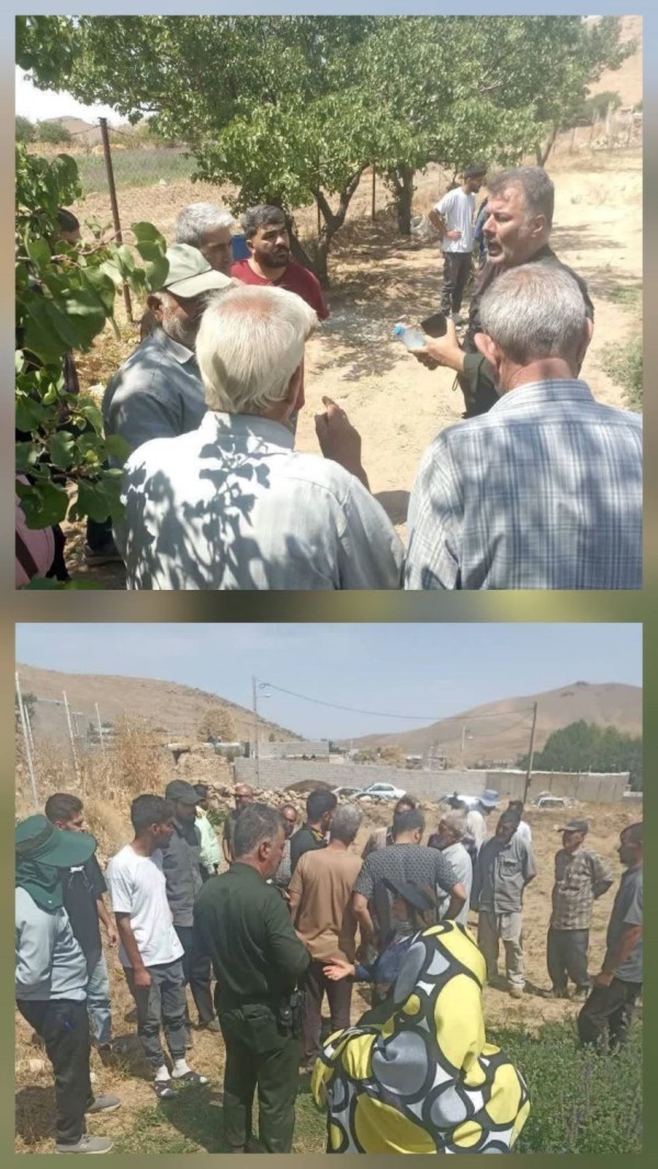 انسداد ۷ حلقه چاه غیرمجاز در روستای باروت آغاجی زنجان
