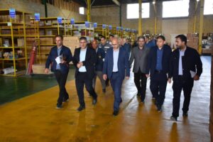 بازدید رئیس بازرسی کل آذربایجان‌غربی از کارگاه لجستیک معکوس شرکت توزیع نیروی برق آذربایجان غربی