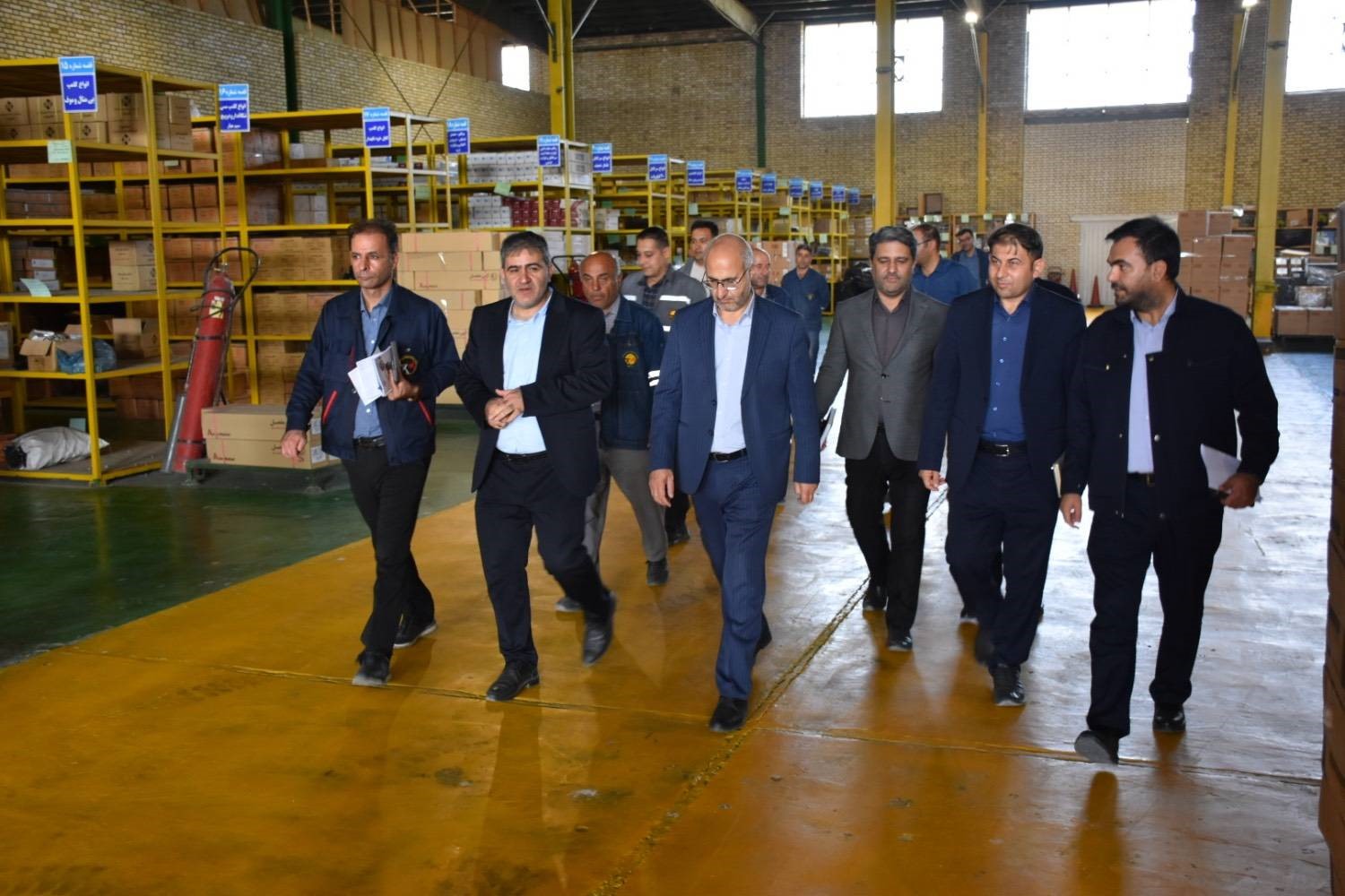 بازدید رئیس بازرسی کل آذربایجان‌غربی از کارگاه لجستیک معکوس شرکت توزیع نیروی برق آذربایجان غربی