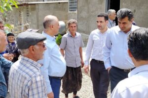 بازدید مدیرعامل شرکت توزیع نیروی برق جنوب استان کرمان از روستاهای منطقه بحرآسمان