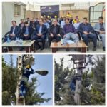 تقدیر رئیس ستاد پشتیبانی جبهه مقاومت لرستان از مدیرعامل شرکت توزیع برق