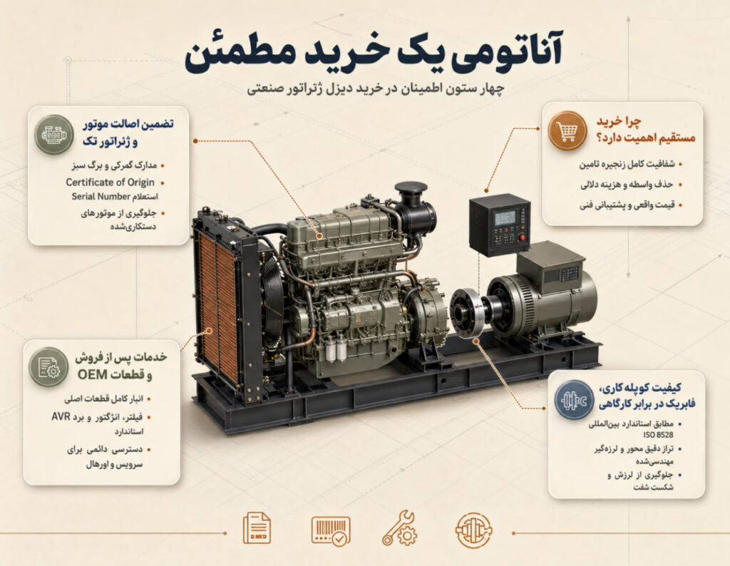 چرا خرید مستقیم از شرکت های وارد کننده دیزل ژنراتور حیاتی است؟