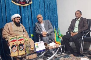دیدار مدیرعامل شرکت توزیع نیروی برق جنوب استان کرمان با امام جمعه ریگان
