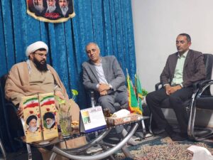 دیدار مدیرعامل شرکت توزیع نیروی برق جنوب استان کرمان با امام جمعه ریگان