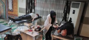 کارکنان-آبفا-اهواز-در-پویش-اهدای-خون