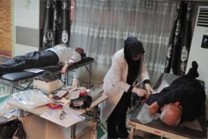 کارکنان-آبفا-اهواز-در-پویش-اهدای-خون