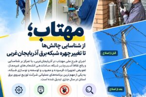 مهتاب؛ از شناسایی چالش‌ها تا تغییر چهره شبکه برق آذربایجان‌غربی