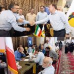 میز خدمت شرکت توزیع نیروی برق بوشهر در مصلای نماز جمعه برپا شد