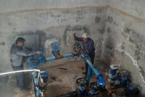 پایداری آب شرب ۴۰۹ خانوار روستانشین در فاروج