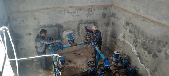 پایداری آب شرب ۴۰۹ خانوار روستانشین در فاروج