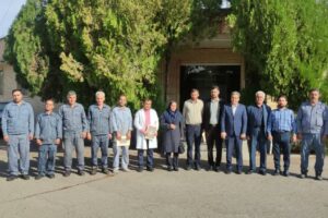تجلیل از کارکنان تصفیه‌خانه فاضلاب شهر خوی به پاس کسب عنوان برتر کشوری