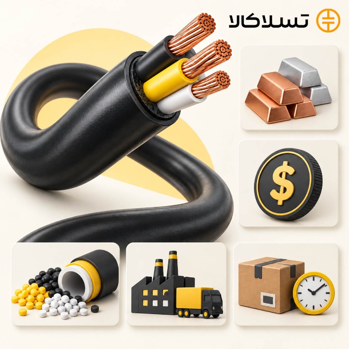 دلایل افزایش قیمت کابل برق