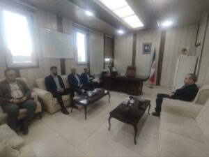 دیدار مدیرعامل شرکت آب و فاضلاب خوی با معاون برنامه‌ریزی و توسعه فرماندار و بخشدار مرکزی