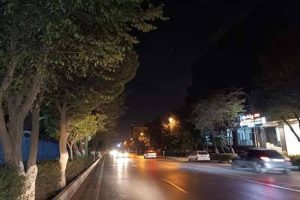 نخستین مرحله از عملیات بهسازی روشنایی خیابان پاسداران به پایان رسید