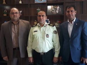 مهندس آرش آریانژاد با سردار علی آزادی دیدار کرد