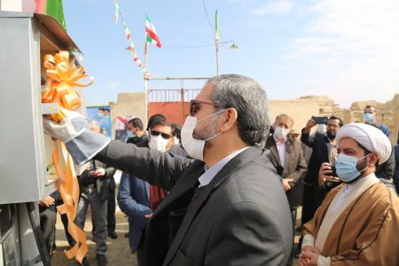 افتتاح طرح تامین برق جهان آباد در شهرستان سرخه