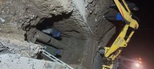 رفع اتفاق خط انتقال 500 میلی متری GRP در شهر خوی