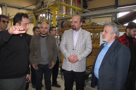 بازدید مدیرعامل شرکت برق منطقه ای سمنان از شرکت های تولید پراکنده در استان سمنان
