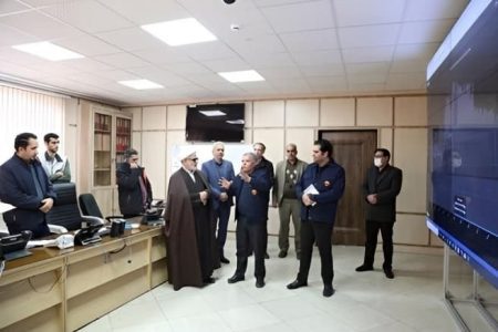 بازدید مسئولان استان از مراکز پایش و کنترل شبکه شرکت توزیع برق استان سمنان