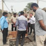 بازديد از پروژه هاي در حال احداث شبكه فاضلاب در منطقه ملاشيه