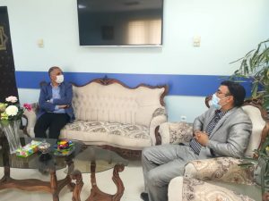 دیدار مدیرعامل شرکت توزیع نیروی برق شمال استان با رئیس جدیددانشگاه علوم پزشکی کرمان