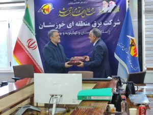 دیدار و گفت‌و‌گو شهردار اهواز بامدیرعامل شرکت برق منطقه‌ای