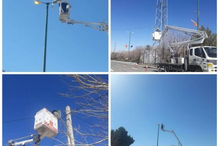 طرح اصلاح روشنایی معابر نوروزی در استان مرکزی