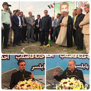شروع عملیات اجرایی طرح‌های آب و فاضلاب در بابلسر با حضور مقامات استانی