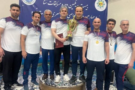 تیم شنای صنعت آب و برق گیلان در مسابقات وزارت نیرو قهرمان شد