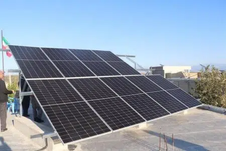 افتتاح ۵۱ نیروگاه خورشیدی ۵ کیلوواتی در روستای کم برخوردار گلستان