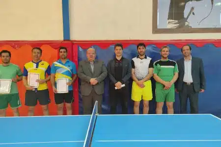 برگزاری مسابقات تنیس روی میز در شرکت برق منطقه ای سمنان