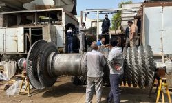 ساخت و بازسازی پره‌های متحرک و ثابت کمپرسور در نیروگاه بندرعباس