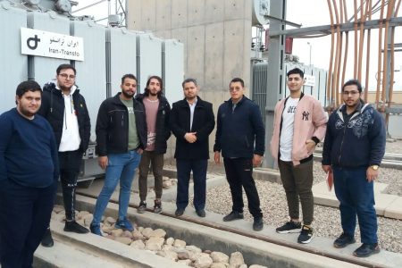 بازدید دانشجویان آموزشگاه فنی و حرفه ای  از تاسیسات انتقال و فوق توزیع برق شرکت برق منطقه ای سمنان