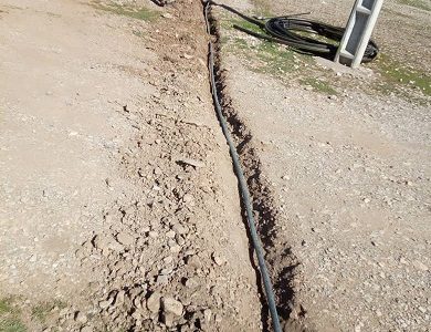اجرای 400 متر شبکه توزیع آب در شهرستان چوار