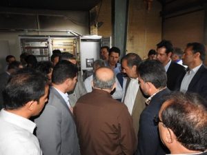 بازدید استاندار ایلام از محل سانحه آتش سوزی ایستگاه پمپاژ شماره۴ سد ایلام