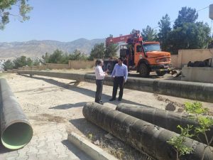 بازدید فرماندار ایلام از تاسیسات آبرسانی شهر ایلام