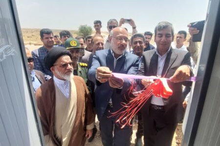 افتتاح پروژه آبرسانی به روستای سمانه شهرستان دهلران