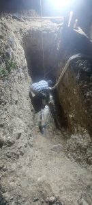 اصلاح شبکه توزیع آب شرب در خیابان آزادی ۹ شهر ایلام