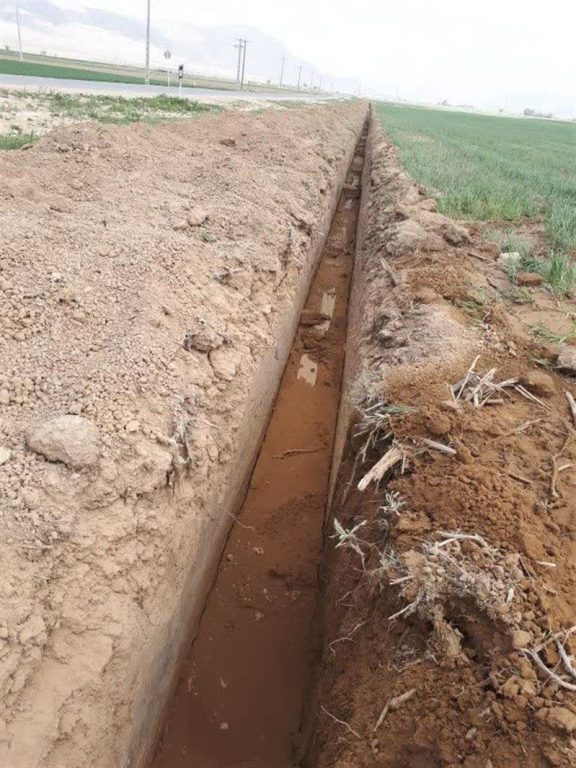 پیشرفت فیزیکی در اجرای خط انتقال و حفر چاه روستای نام نیک