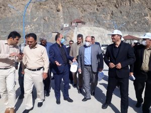 بازدید معاون نظارت و بازرسی امور اقتصادی سازمان بازرسی کل کشور از سد ژاوه و تصفیه خانه فاضلاب سنندج