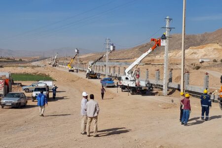 پروژه احداث برق رسانی به تصفیه خانه پساب پتروشیمی بجنورد به پایان رسید