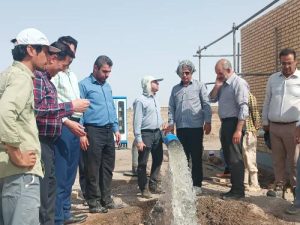 نخستین چاه طرح بزرگ آبرسانی به شهر تربت حیدریه آماده بهره برداری شد