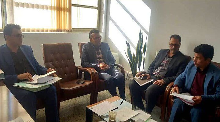 دیدار مدیر امور آب و فاضلاب بیرجند با معاون مالی شهرداری بیرجند