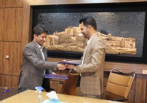 مبادله تفاهم نامه "کاهش بار شهرک های صنعتی در ایام پیک بار شبکه سراسری برق" مابین شرکت توزیع نیروی برق جنوب استان کرمان و شرکت شهرک های صنعتی استان