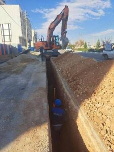 آغاز عملیات اجرایی شبکه فاضلاب در شیراز