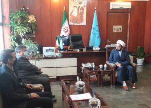 جلسه تعاملی و مشورتی،رئیس هیئت مدیره و مدیرعامل شرکت آب وفاضلاب استان اردبیل با رئیس کل دادگستری استان
