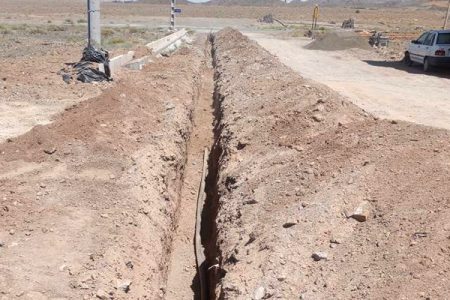 اجرای ۱۴۰ متر عملیات توسعه شبکه آب خیابان امام رضا